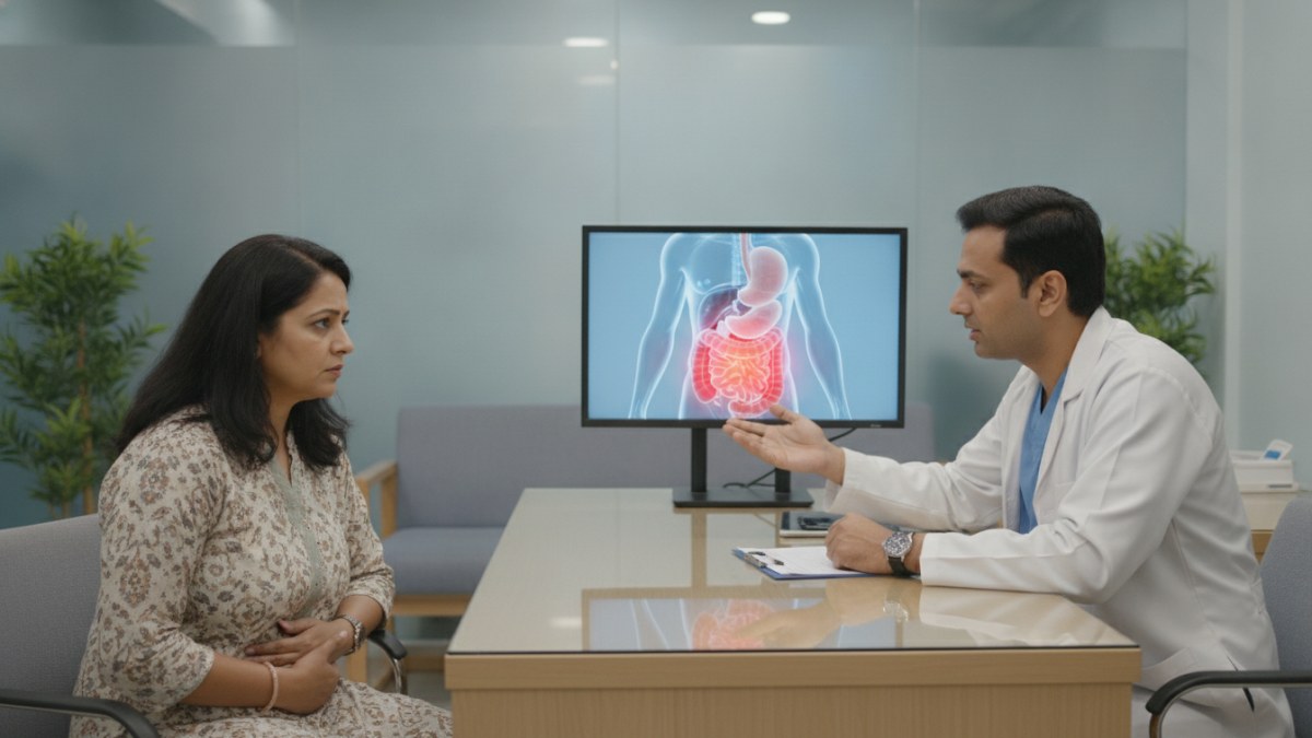 Indore mein pet dard gastro surgeon ko kab dikhaein