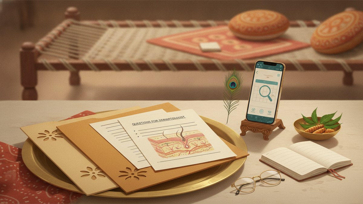 Organizing Your Questions and Records for a Dermatologist Visit