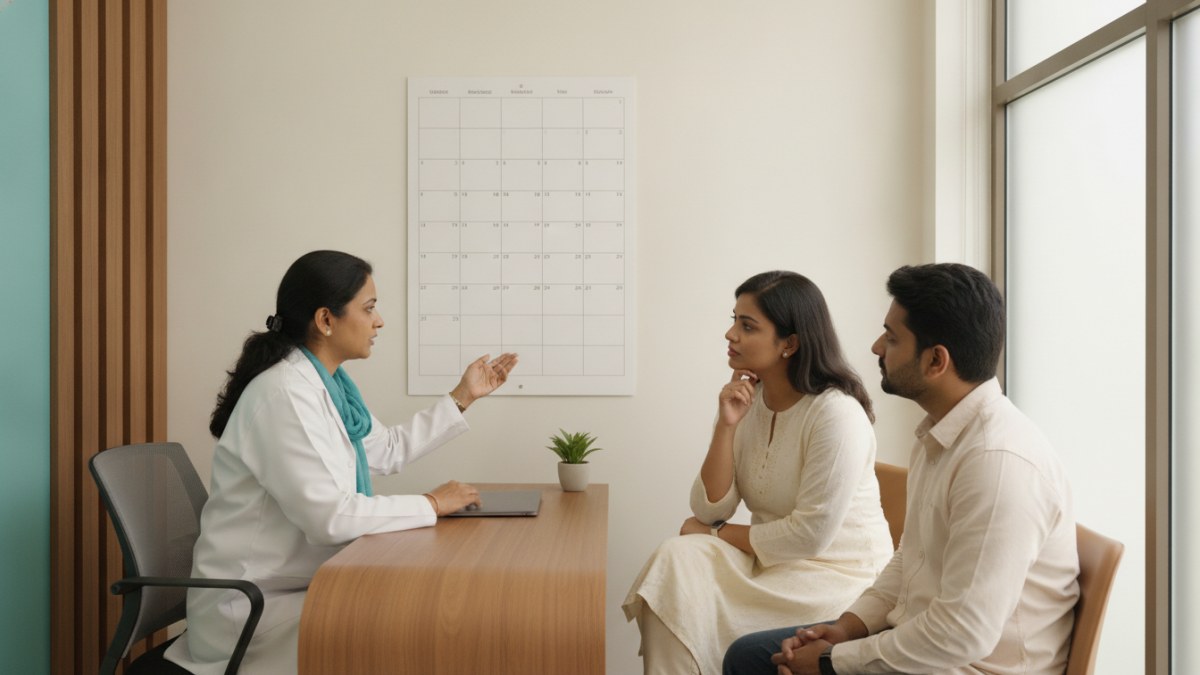 Periods irregular hone par gynaecologist se kab milein?